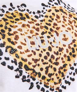 Liu Jo T-shirt print met strass