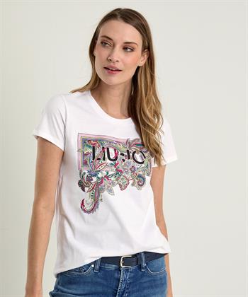 Liu Jo T-shirt print met strass