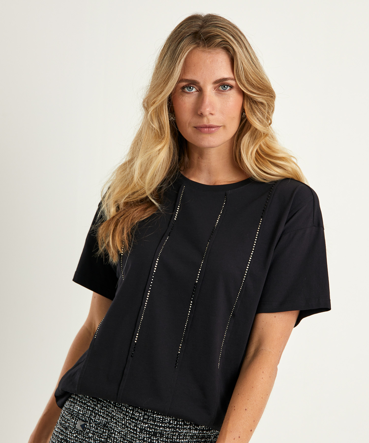 T shirt met steentjes dames hotsell