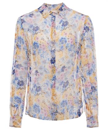 Liu Jo transparante blouse bloemenprint