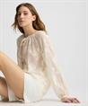 Liu Jo transparante blouse lurex