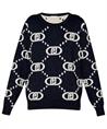 Liu Jo trui logo patroon lurex