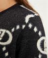 Liu Jo trui logo patroon lurex