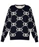 Liu Jo trui logo patroon lurex