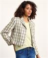Liu Jo tweed blazer geruit