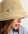 Loevenich cloche hoed raffia