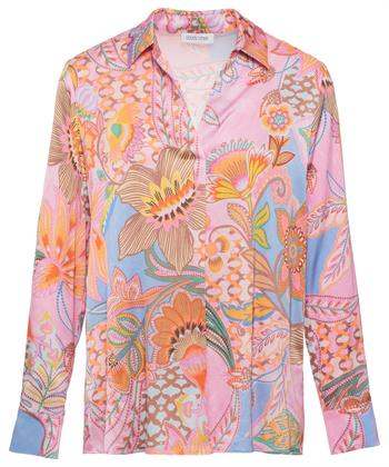 Louis and Mia silky blouse multiflower