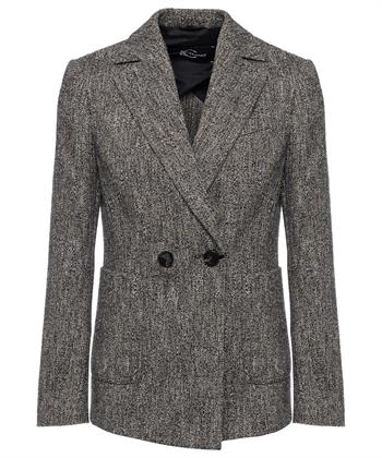Luisa Cerano blazer tweed double-breasted