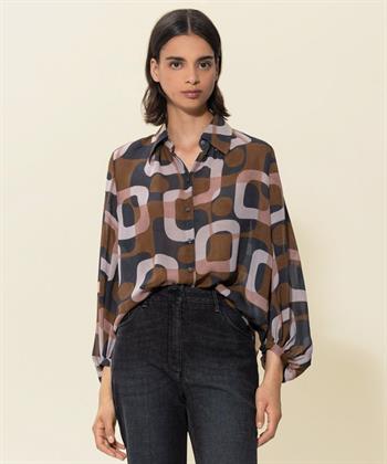 Luisa Cerano blouse grafische print