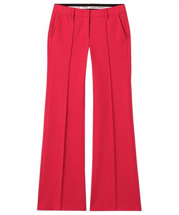 Luisa Cerano bootcut broek met deelnaad