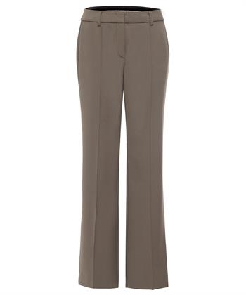 Luisa Cerano bootcut broek met deelnaad