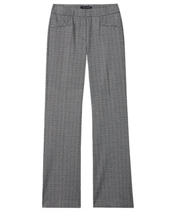 Luisa Cerano broek bootcut jersey visgraat