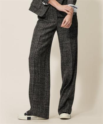 Luisa Cerano broek wide leg tweed