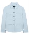 Luisa Cerano cooked wool shacket