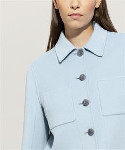 Luisa Cerano cooked wool shacket