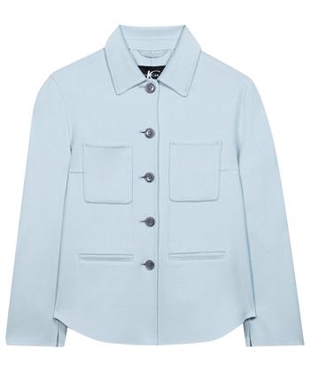 Luisa Cerano cooked wool shacket