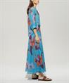 Luisa Cerano cotton voile blouse hibiscus bloem