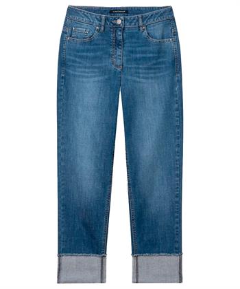Luisa Cerano cropped jeans omslag
