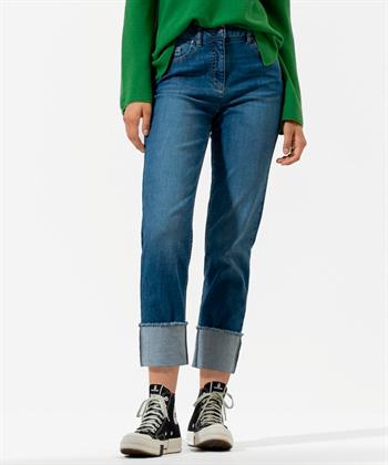 Luisa Cerano cropped jeans omslag