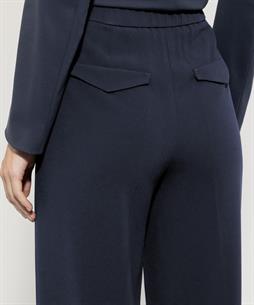 Luisa Cerano crêpe wide leg broek