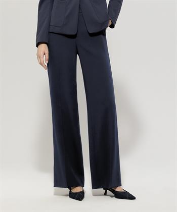 Luisa Cerano crêpe wide leg broek