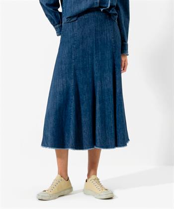 Luisa Cerano denim rok fringes