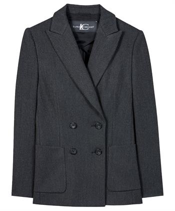 Luisa Cerano double breasted blazer tweed
