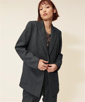 Luisa Cerano double breasted blazer tweed