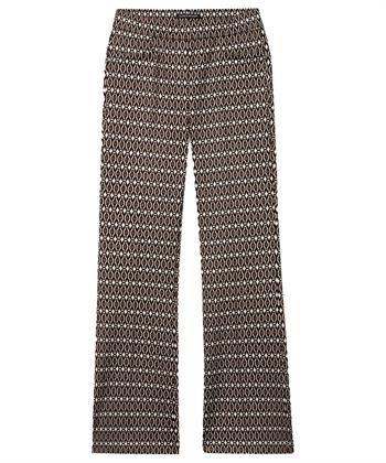 Luisa Cerano flared broek jacquard jersey