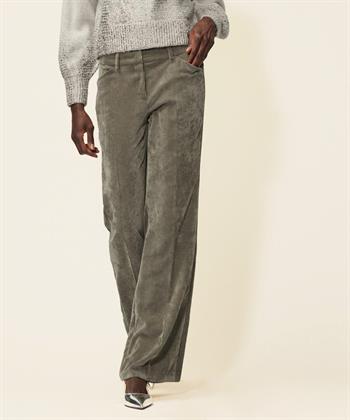 Luisa Cerano flared corduroy broek