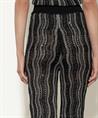 Luisa Cerano gebreide flared broek lurex