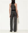 Luisa Cerano gebreide flared broek lurex