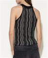 Luisa Cerano gebreide haltertop lurex