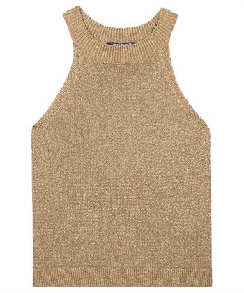 Luisa Cerano haltertop lurex