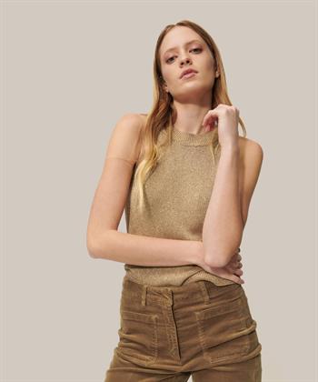 Luisa Cerano haltertop lurex