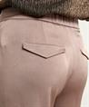 Luisa Cerano heavy silky wide leg broek