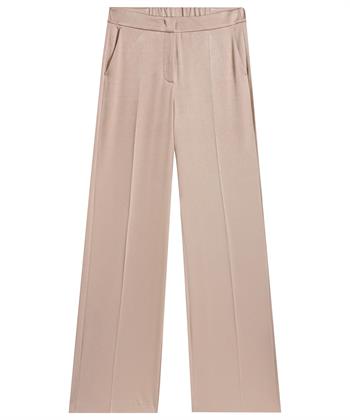Luisa Cerano heavy silky wide leg broek