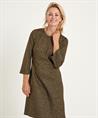 Luisa Cerano jurk metallic lurex