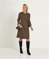 Luisa Cerano jurk metallic lurex