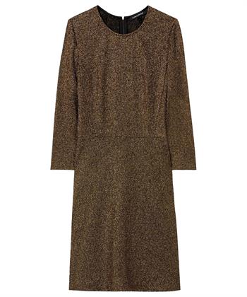Luisa Cerano jurk metallic lurex