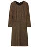 Luisa Cerano jurk metallic lurex