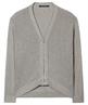 Luisa Cerano kort vest met rits lurex