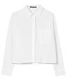Luisa Cerano korte poplin blouse