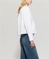 Luisa Cerano korte poplin blouse