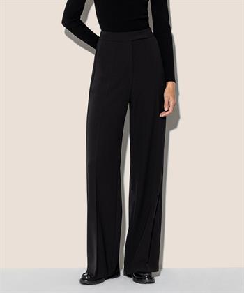 Luisa Cerano light crêpe wide leg broek