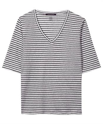 Luisa Cerano linnen shirt streepjes