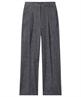 Luisa Cerano linnenmix wide leg broek denimlook