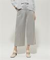 Luisa Cerano metallic cropped broek