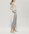 Luisa Cerano metallic cropped broek