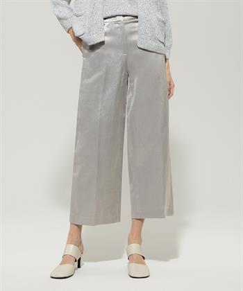 Luisa Cerano metallic cropped broek